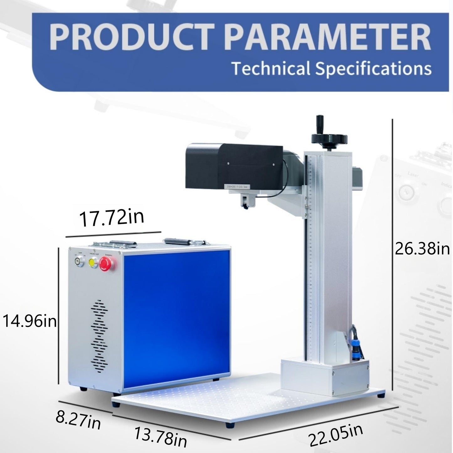 ZAC 3D Fiber Laser Engraver Machine JPT MOPA M7 Fiber Laser Marking 60W/80W/100W for Large Field Curved Surface Marking