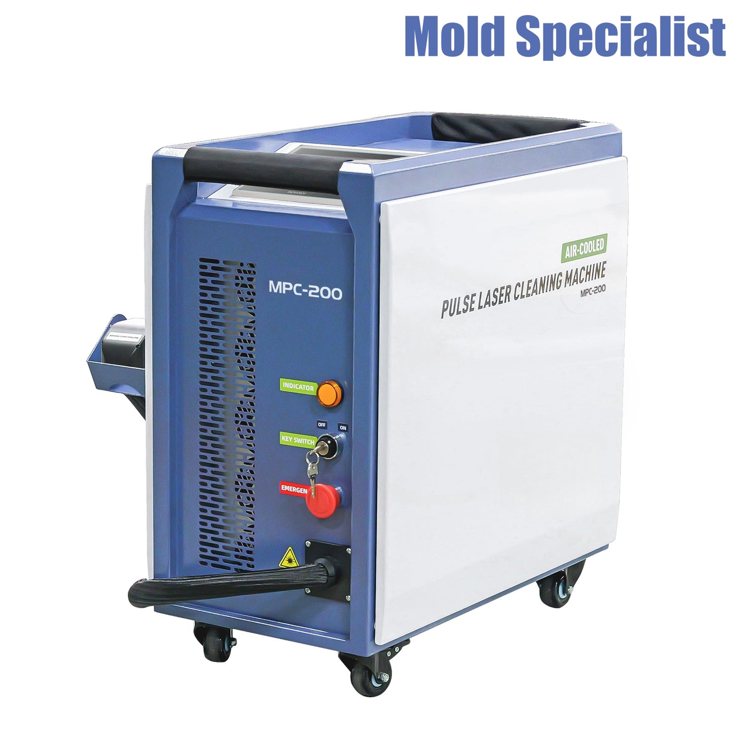 ZAC 200W 300W Laser Cleaning Machine for Mould Pulsed Laser Rust Removal 110-220V Air-cooled Laser Cleaner with IoT for Metal Rust Mould Cleaning