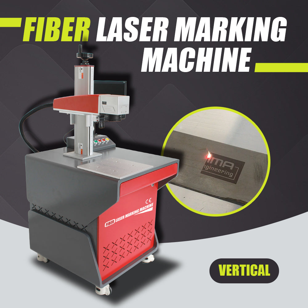 ZAC Desktop Laser Engraver Machine JPT 20W/30W/50W Laser Marking Machine with built-in Computer and EZCAD2.0