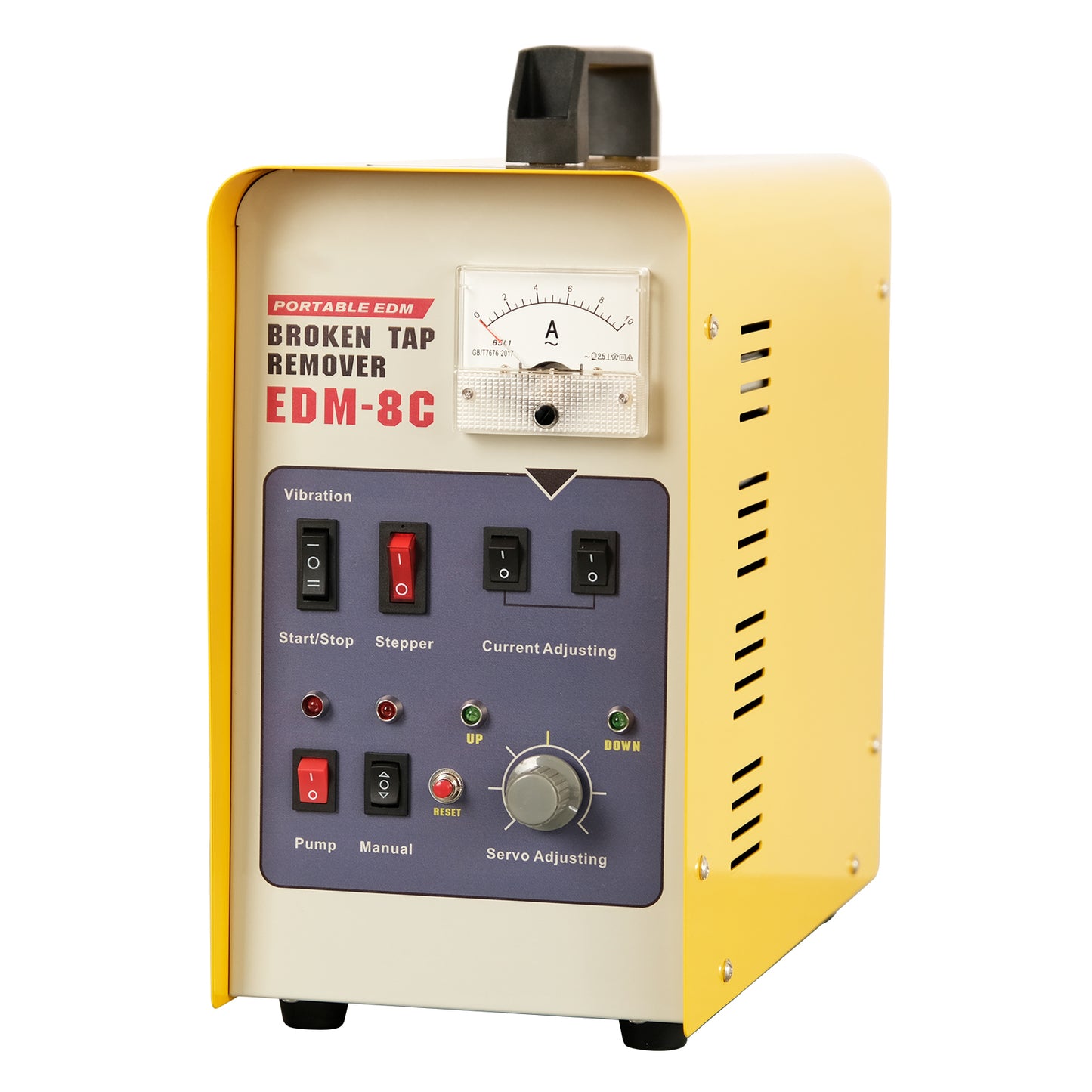 ZAC 800 W tragbarer EDM-Gewindebohrerbrenner EDM-8C, Entferner für defekte Gewindebohrer, Werkzeug zum Entfernen von Gewindebohrern für M2-M20-Gewindebohrer