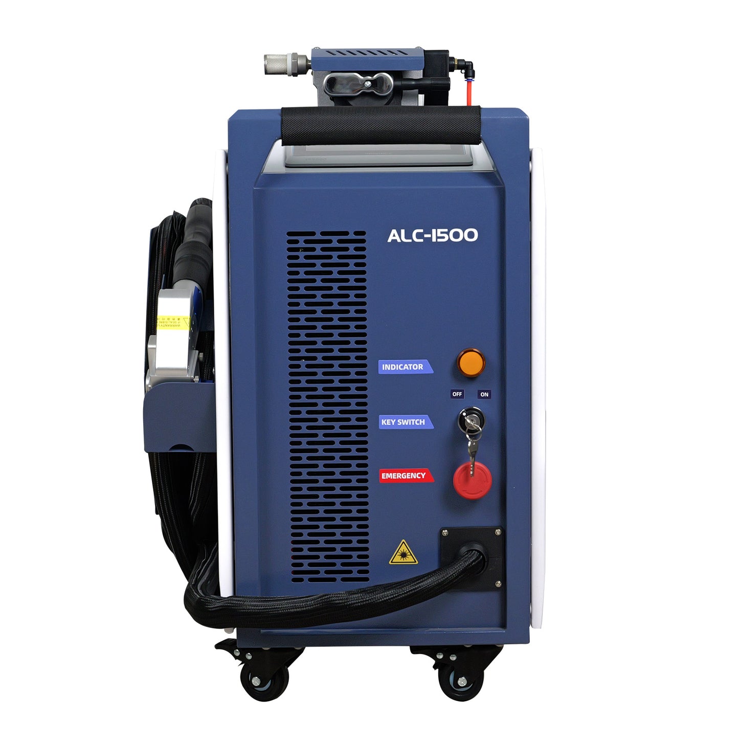 ZAC 1500W Continuous Laser Cleaning Machine 220V Laser Rust Removal with IOT Technolofy for Metal Rust Oil Paiting Coating
