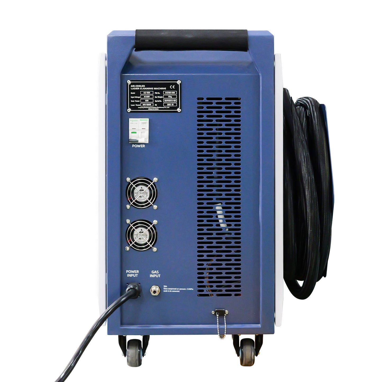 ZAC 1500W Continuous Laser Cleaning Machine 220V Laser Rust Removal with IOT Technolofy for Metal Rust Oil Paiting Coating