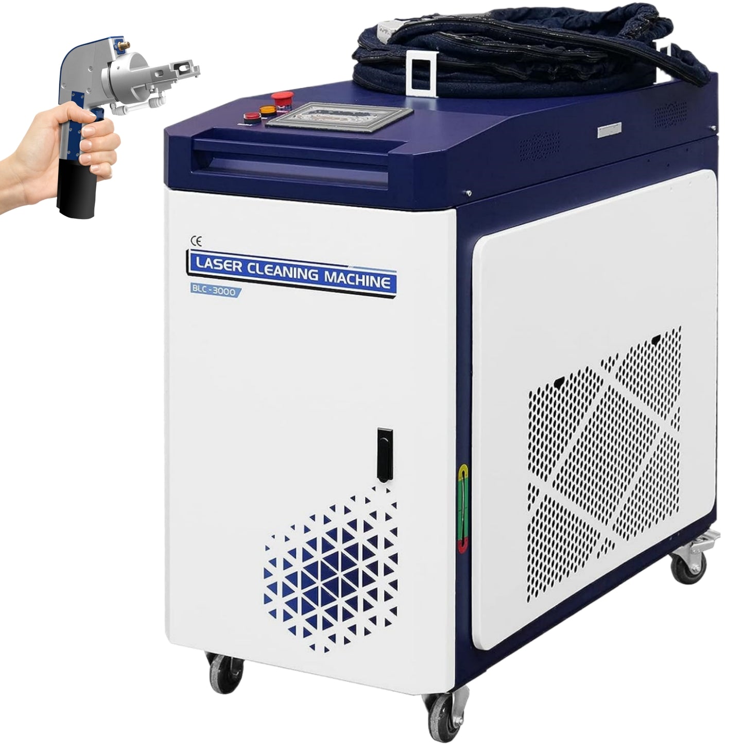 ZAC Handheld Laser Rust Removal MAX 1500W/2000W/3000W for Metal Rust Graffiti Paint Coating Oil