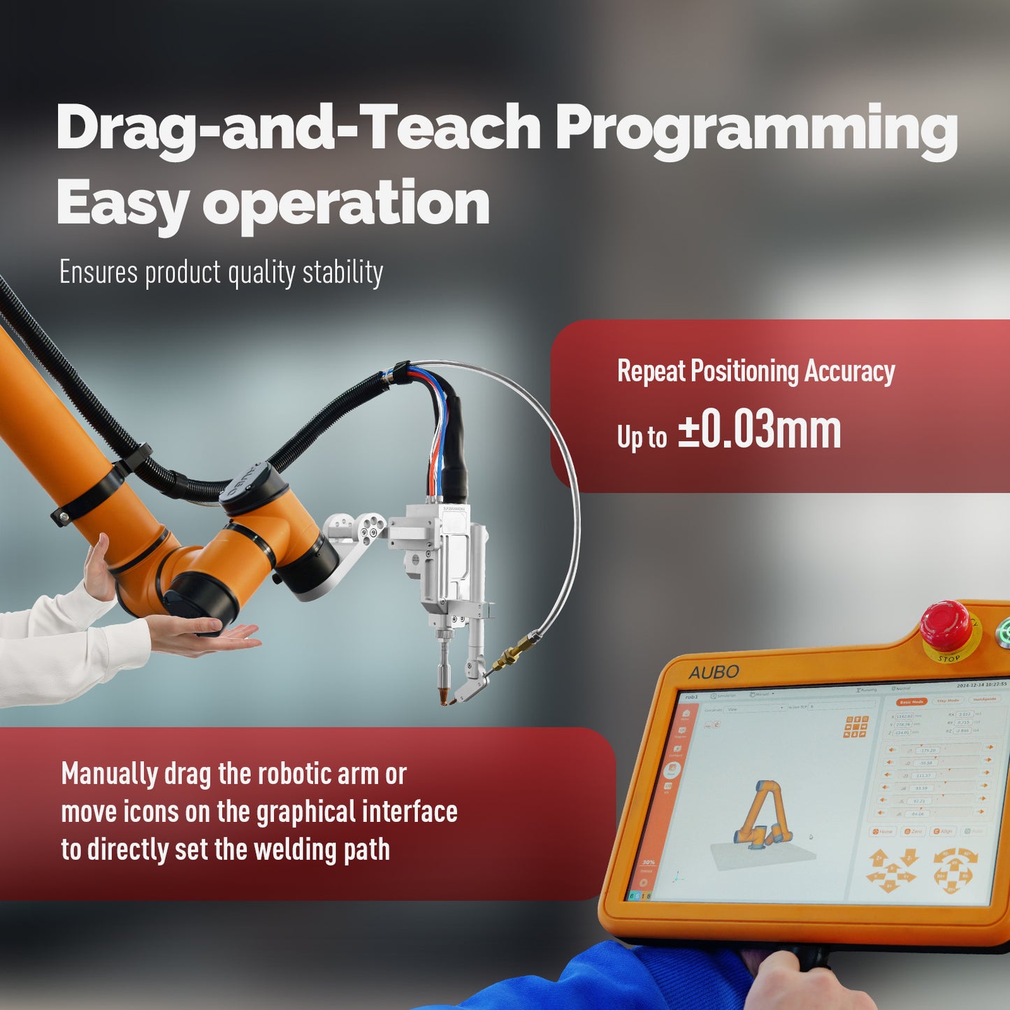 ZAC Laser Robotic Laser Welding Workstation 1500W 2000W 3000W Six-Axis Laser Welder with Robotic Arm