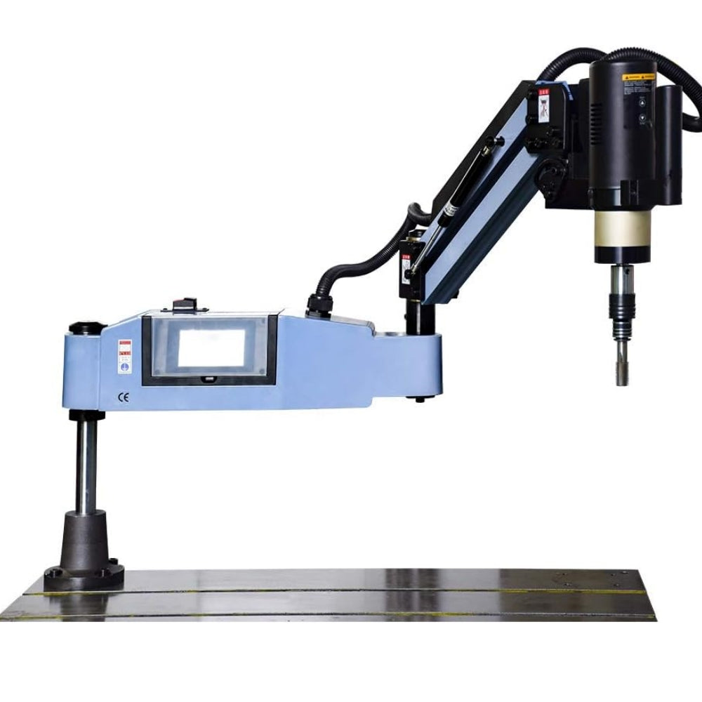 Machine à tarauder électrique ZAC M6-M30 Bras de taraudage universel à 360 degrés 12 pinces de taraudage incluses