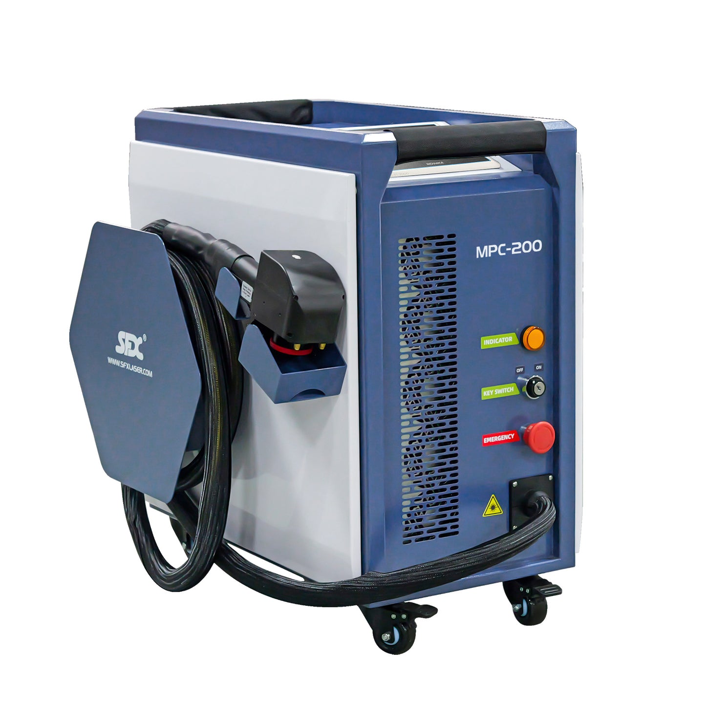 ZAC 300W Laser Cleaning Machine for Mould Pulsed Laser Rust Removal 110-220V Air-cooled Laser Cleaner with IoT for Metal Rust Mould Cleaning