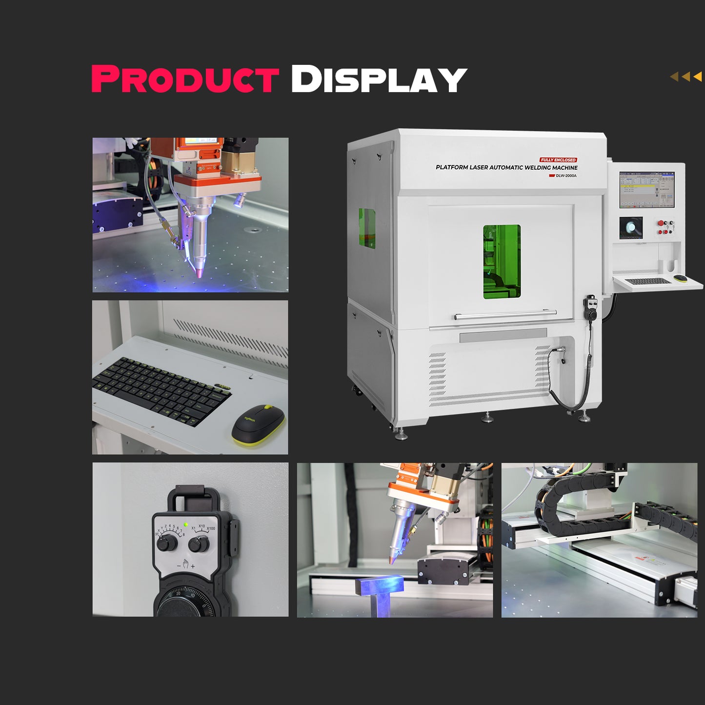 ZAC Platform Laser Welder 1000W 1500W 2000W 3000W Laser Welding Machine Fully Enclosed Multi-axis Linkage Automatic Fiber Welder