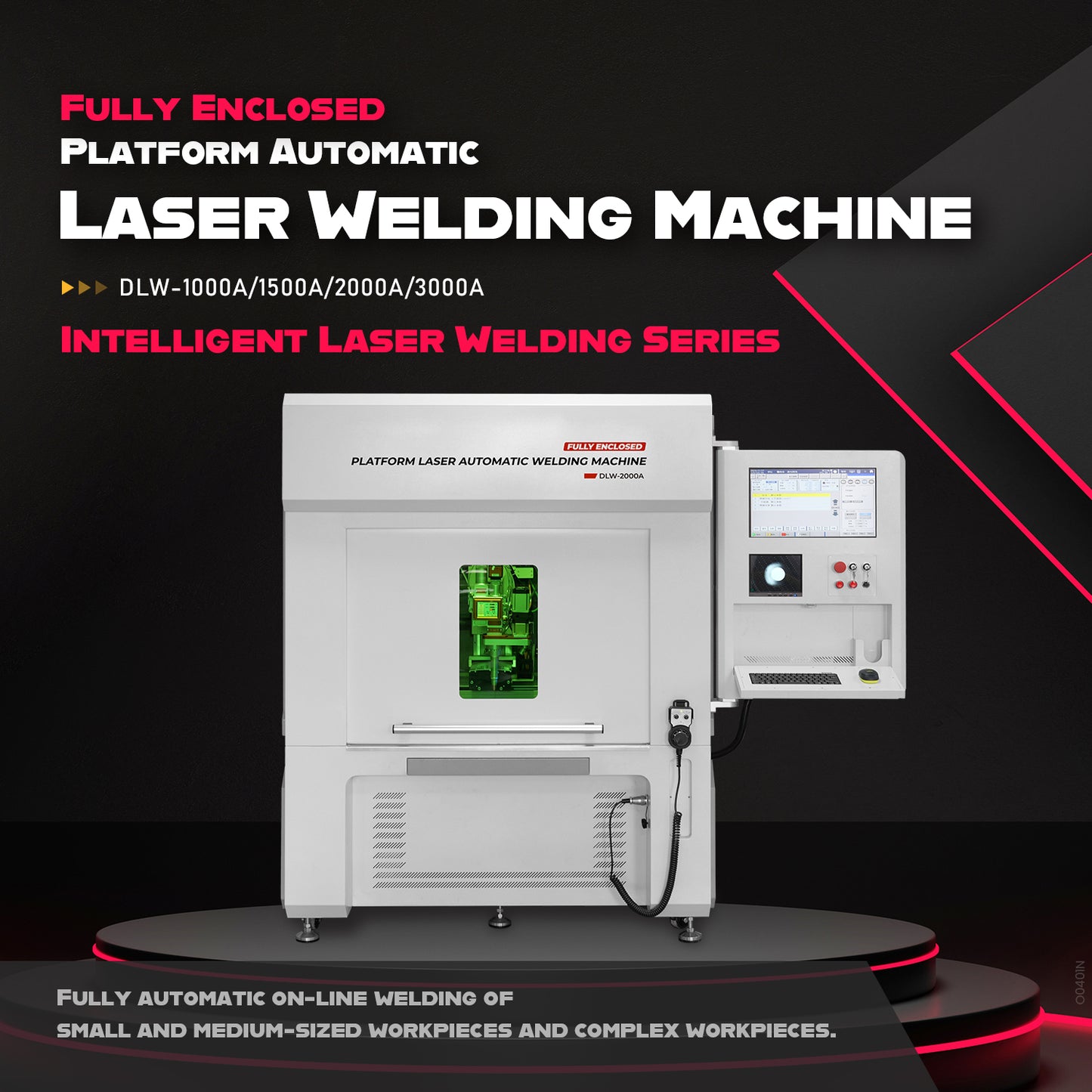 ZAC Platform Laser Welder 1000W 1500W 2000W 3000W Laser Welding Machine Fully Enclosed Multi-axis Linkage Automatic Fiber Welder