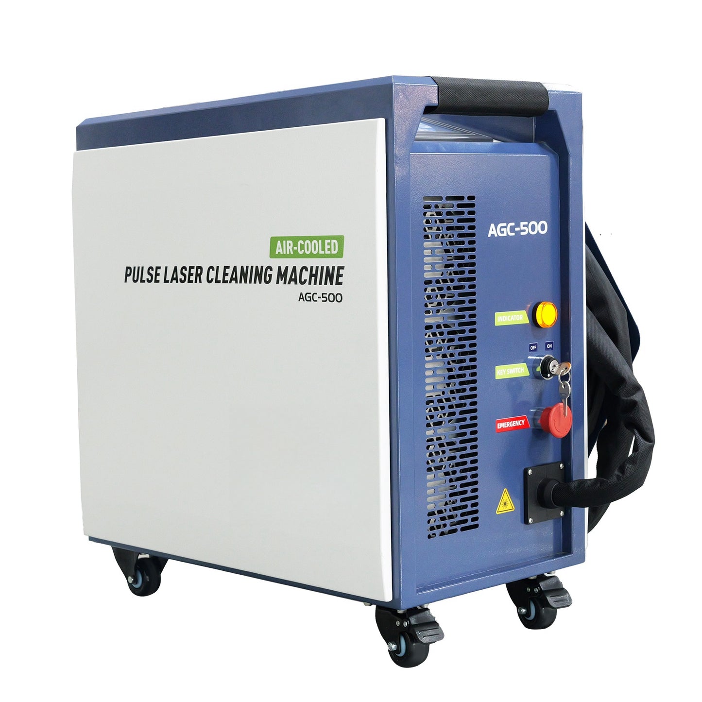 ZAC 300W 500W G-Series Laser Cleaning Machine 110-220V Air-cooled Pulsed Laser Rust Removal for Metal Rust Oil Graffiti Painting Coating