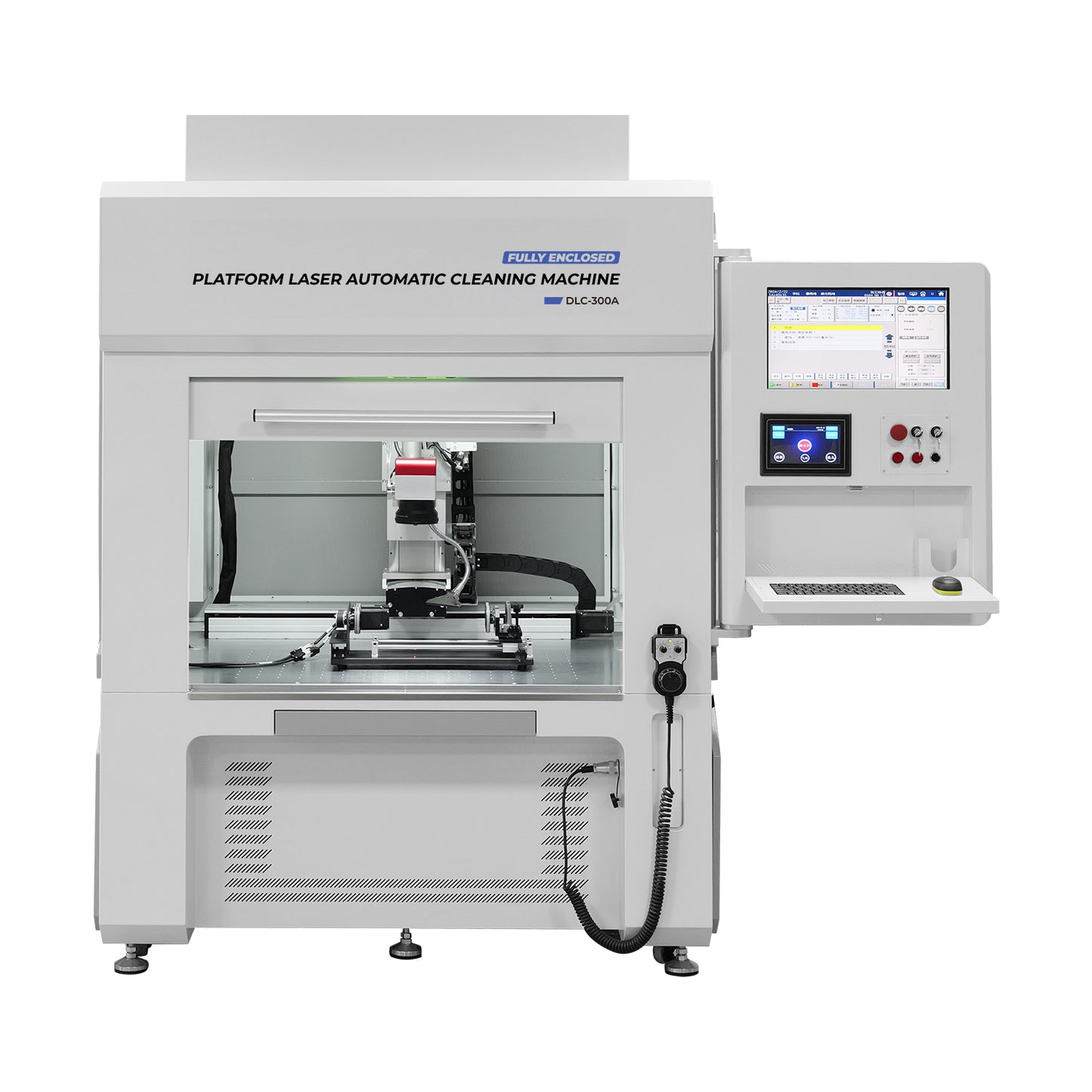 ZAC Automatische Laser-Reinigungsmaschine, 300 W, 500 W, Plattform-Laserreiniger für die Reinigung von Rost, Lackbeschichtungen und Baugruppen