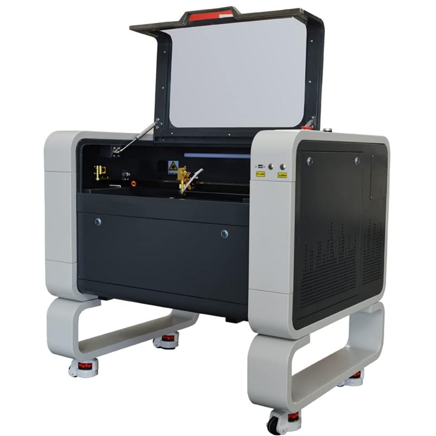 ZAC RECI CO2-Laserschneider 50 W/60 W/80 W/100 W Laserschneidmaschine mit 400 x 600 mm Werkbank Lightburn
