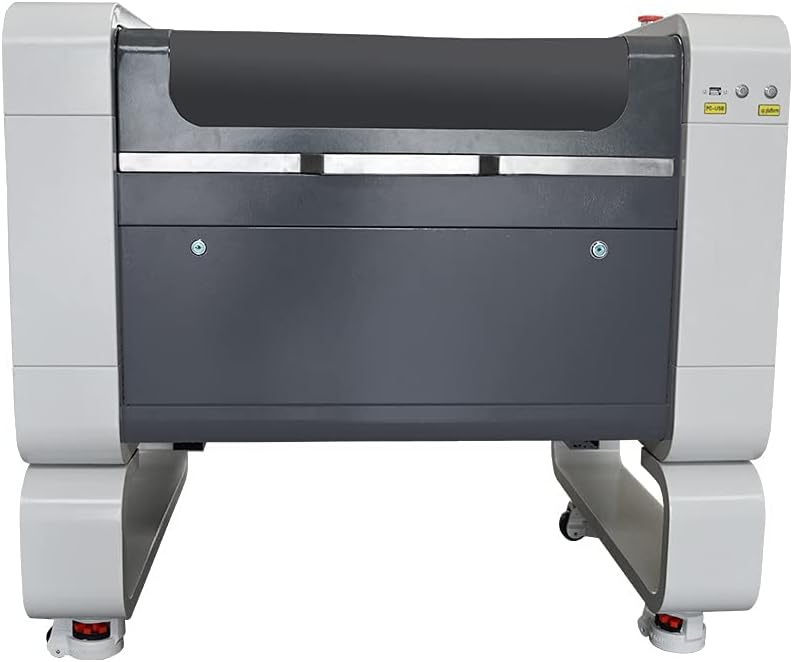 ZAC RECI CO2-Laserschneider 50 W/60 W/80 W/100 W Laserschneidmaschine mit 400 x 600 mm Werkbank Lightburn