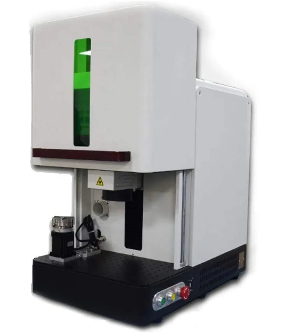 ZAC Enclosure 60W/80W/100W/120W YDFLP-M7-M-R JPT MOPA M7 Fiber Laser Engraver Laser Marking Machine EZCAD2.0