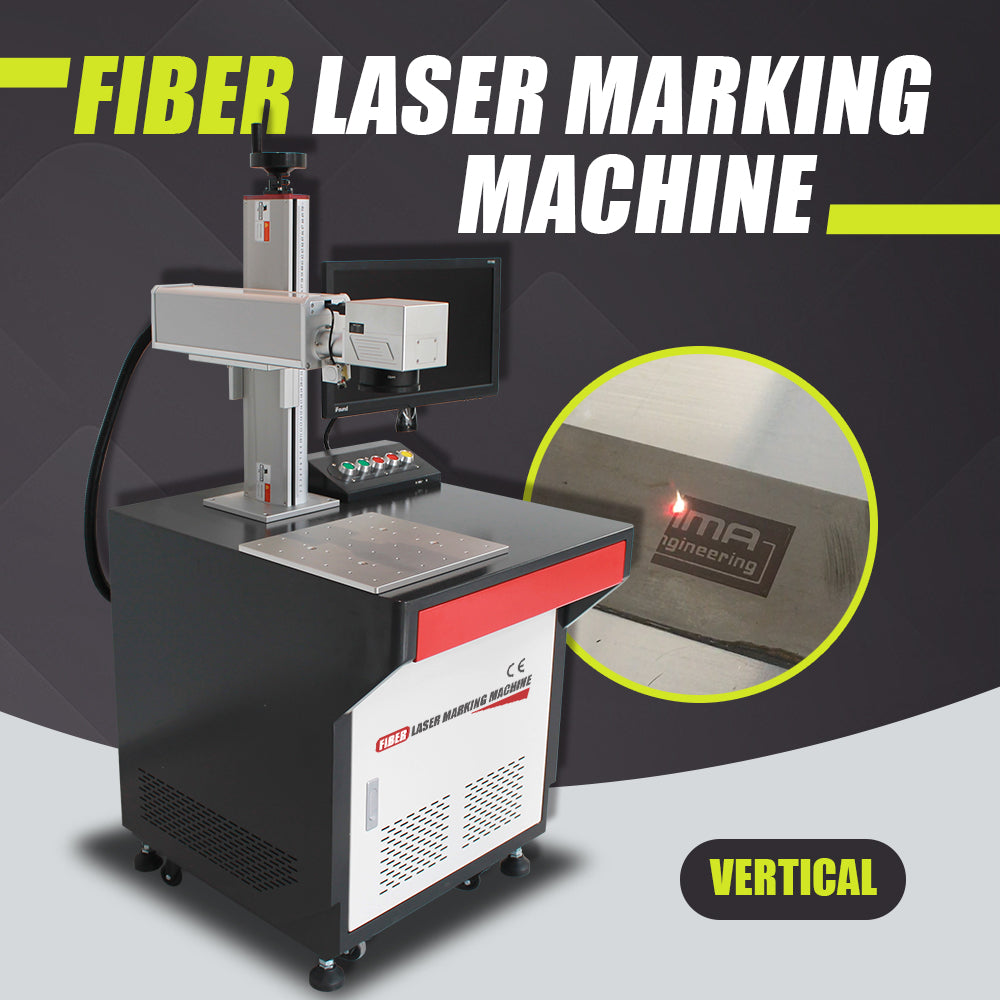 ZAC Desktop Laser Engraver Machine JPT 20W/30W/50W Laser Marking Machine with built-in Computer and EZCAD2.0