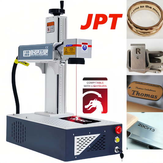 ZAC Fiber Laser Engraver JPT Laser Marking Machine Portable Engraving Machine for All Metal and Non-Metal Materials