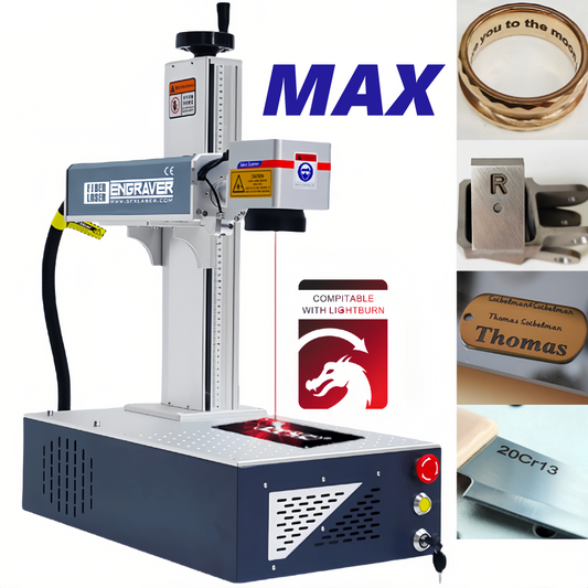 ZAC Fiber Laser Engraver MAX Laser Marking Machine Portable Engraving Machine for All Metal and Non-Metal Materials