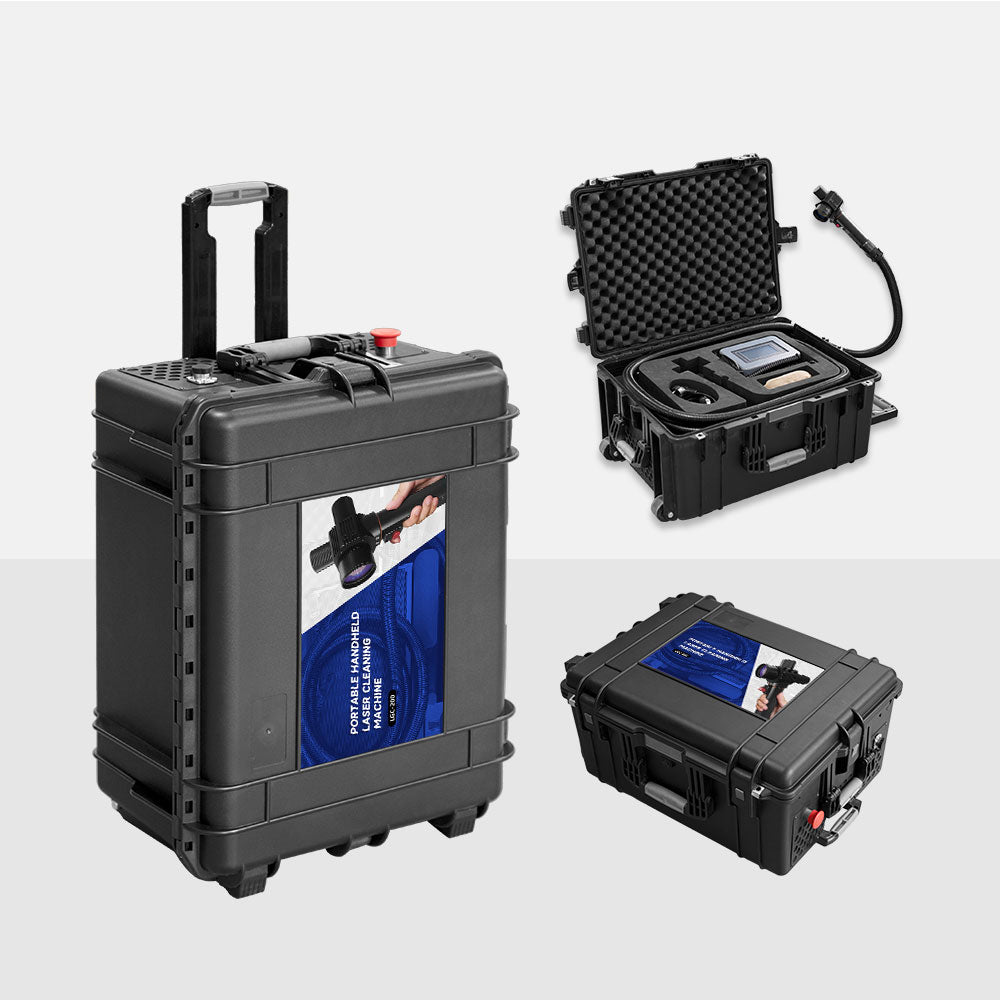 ZAC 200W Pulsed Laser Cleaning Machine Handheld Laser Rust Removal for Metal Oil Paint Coating Mold