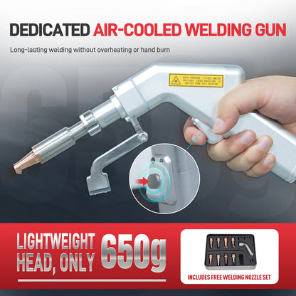 ZAC 1400W Laser Welding Machine 220V Air Cooled Laser Welder