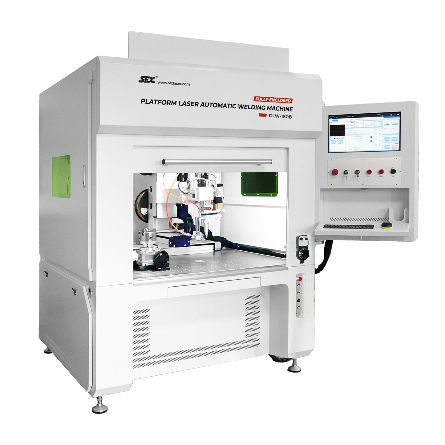 ZAC Custom Enclosed Platform Laser Welding Machine Tailored Automated Welding Solutions