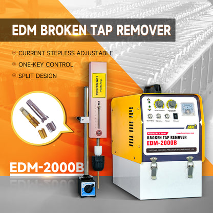 ZAC 2000W Portable EDM Tap Burner EDM-2000B Broken Tap Remover Tap Removal Tool for M2-M30 Taps