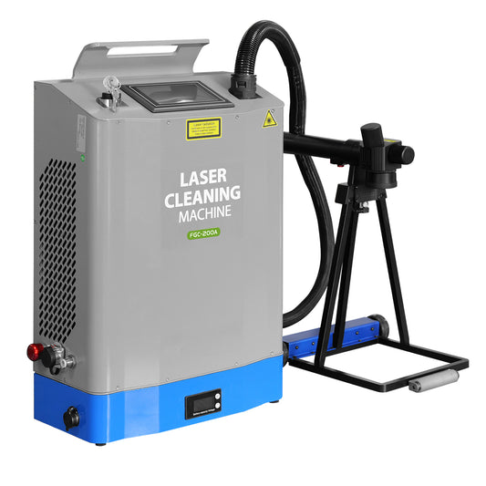 ZAC Laser-Reinigungsmaschine, 200 W, gepulster Rucksack-Laser, Rostentfernung, 110 V – 220 V, automatischer Laserreiniger für Rost, Holz, Ölgemälde (Batterie im Lieferumfang enthalten)