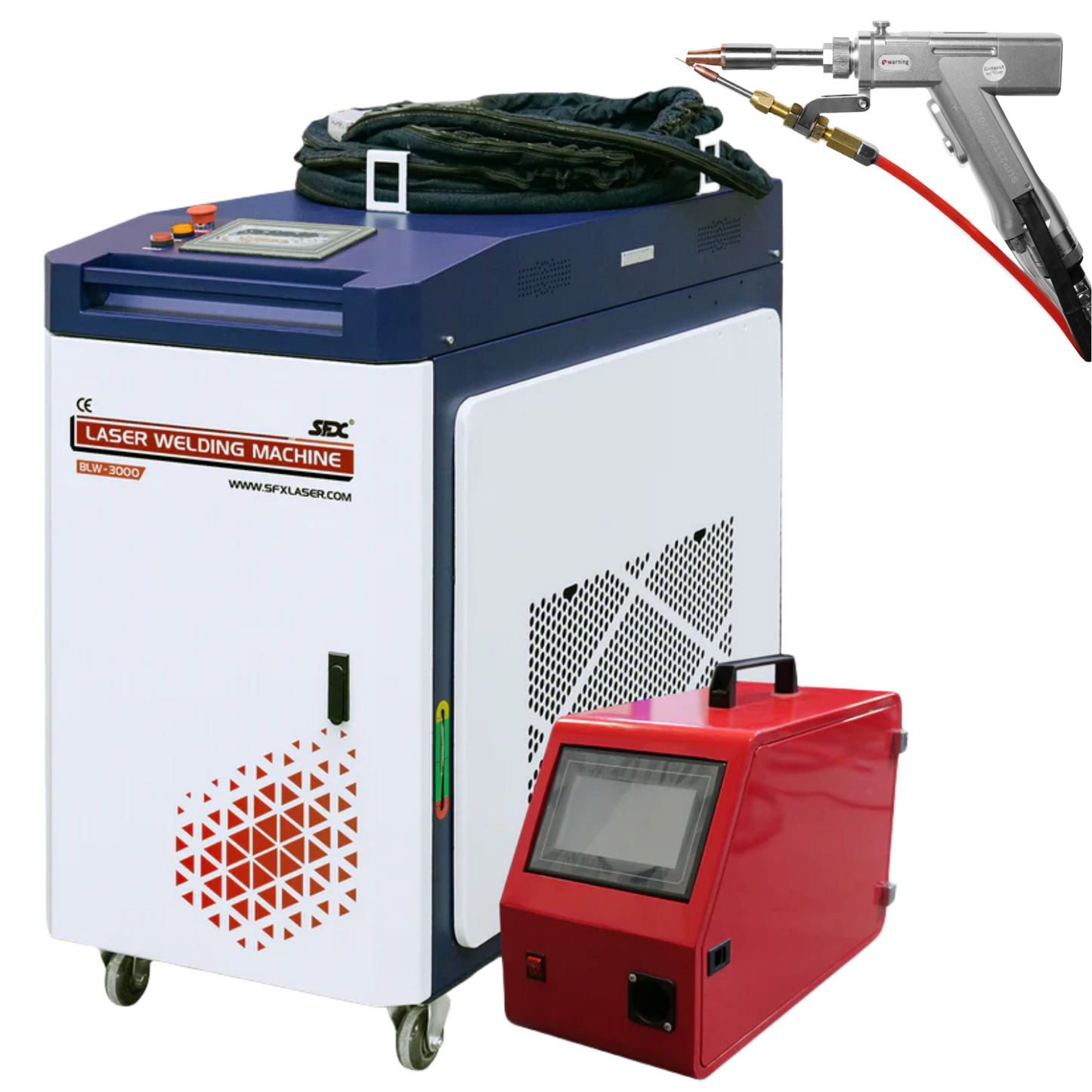 ZAC MAX 2 in 1 Handheld Portable Fiber Laser Welder 1500W/2000W/3000W Laser Welding Machine with Auto Wire Feeder