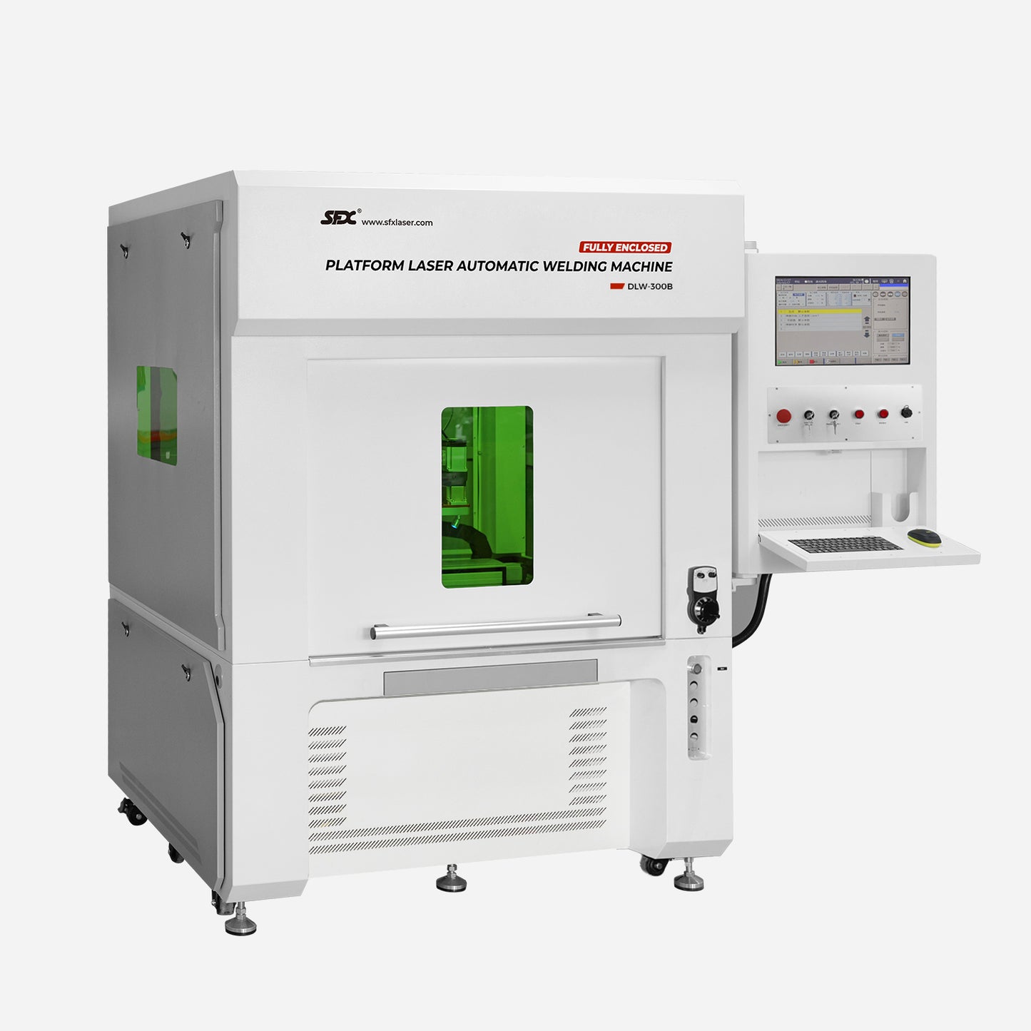 ZAC Custom Enclosed Platform Laser Welding Machine Tailored Automated Welding Solutions