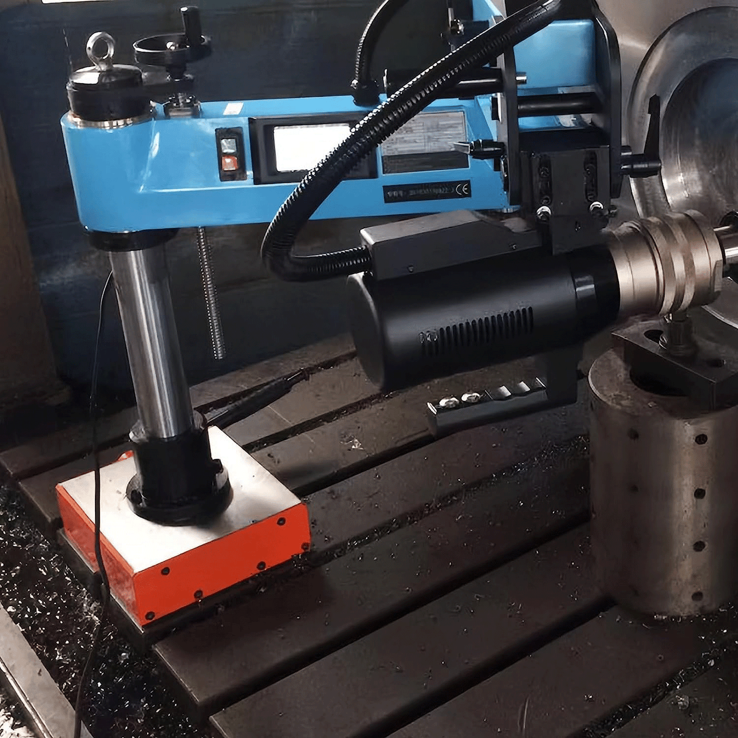 ZAC Magnetic Base for Tapping Machine 300Kg for M16R Electric Tapping Arm