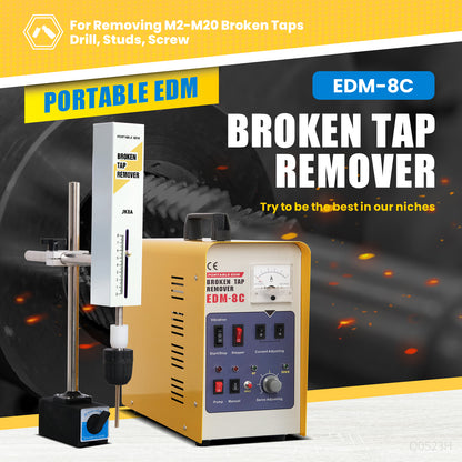 ZAC 800W Portable EDM Tap Burner EDM-8C Broken Tap Remover Tap Removal Tool for M2-M20 Taps