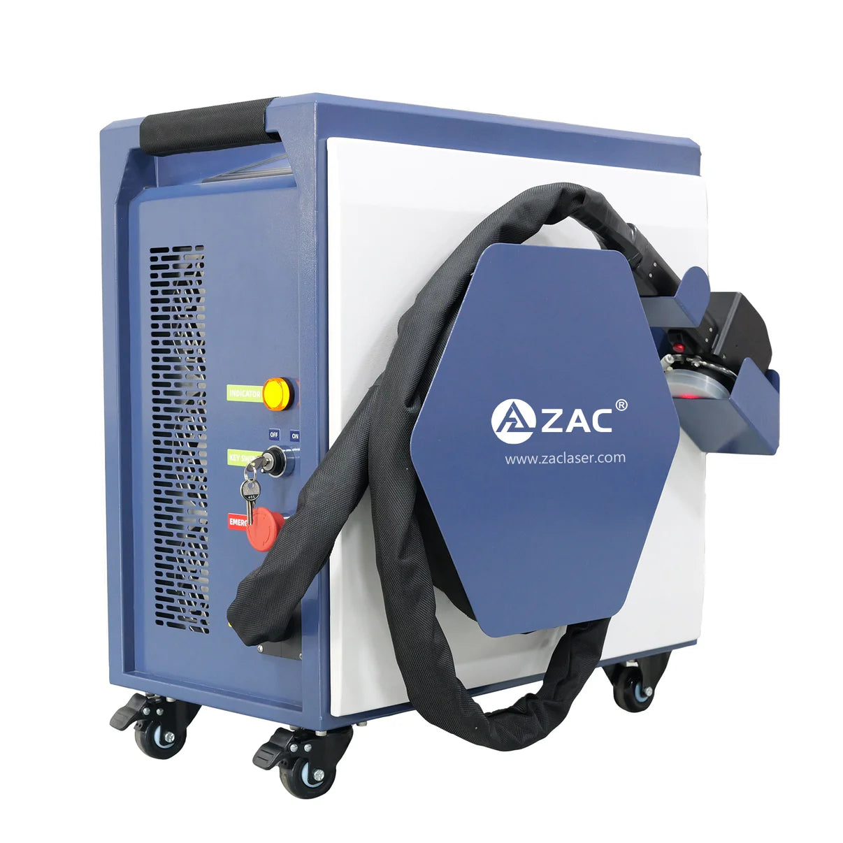 ZAC 300W 500W G-Series Laser Cleaning Machine 110-220V Air-cooled Pulsed Laser Rust Removal for Metal Rust Oil Graffiti Painting Coating