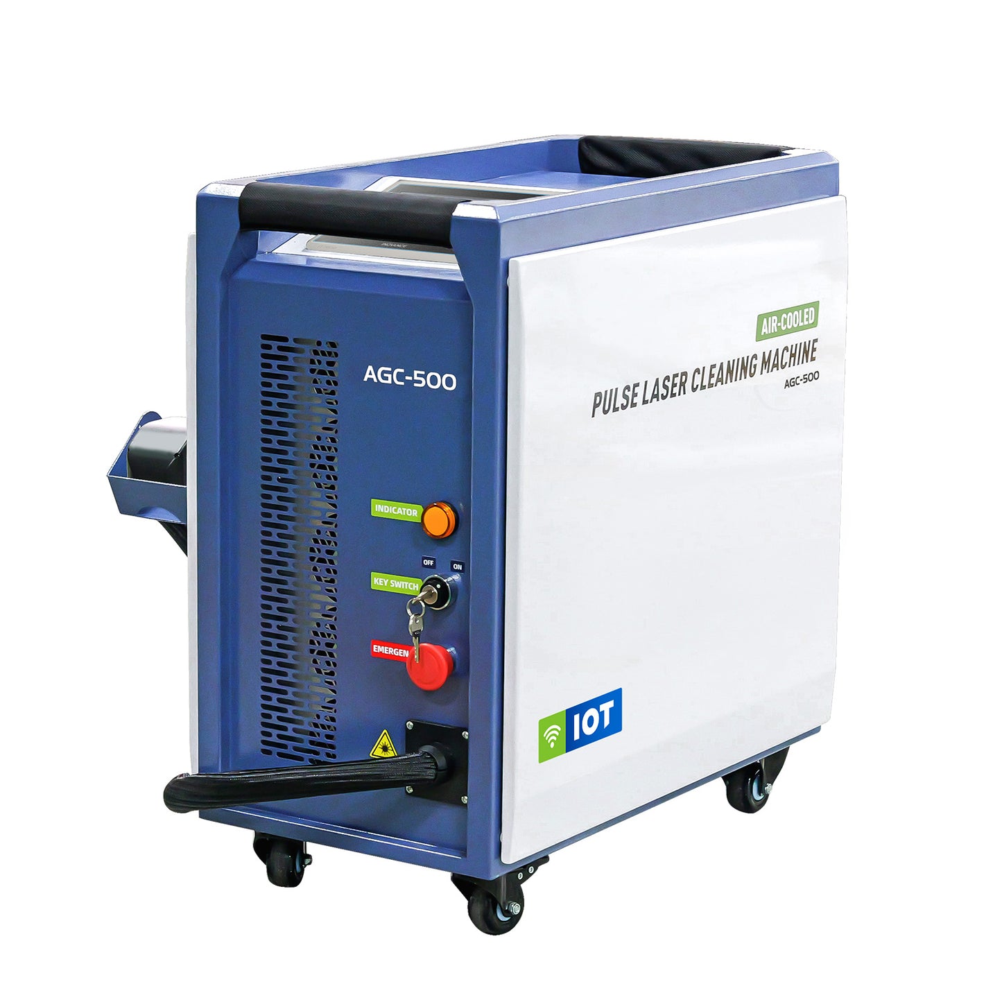 ZAC 300W 500W G-Series Laser Cleaning Machine 110-220V Air-cooled Pulsed Laser Rust Removal for Metal Rust Oil Graffiti Painting Coating