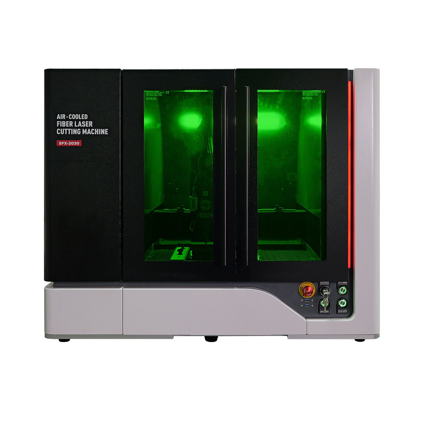 ZAC 2030 Air-Cooled Precision Fiber Laser Cutting Machine 1200W