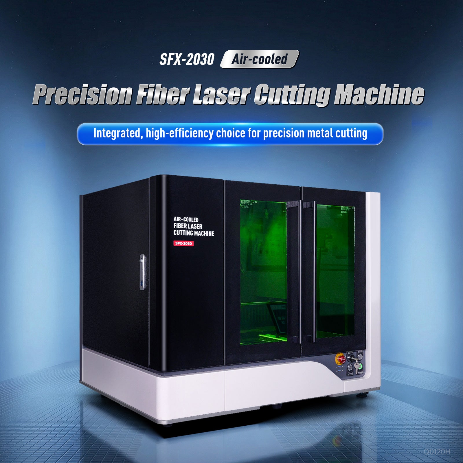ZAC 2030 Air-Cooled Precision Fiber Laser Cutting Machine 1200W