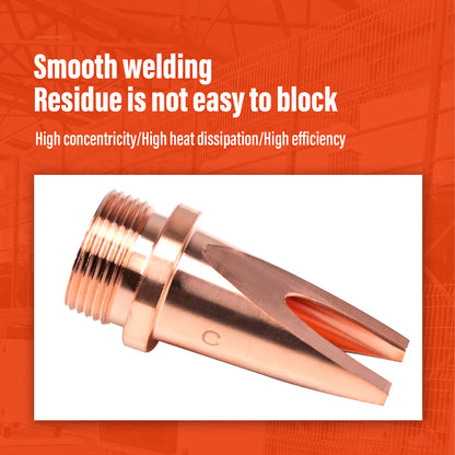 ZAC Air Cooled Laser Welding Machine Copper Nozzle Tip Kit with 74mm Scale Tube