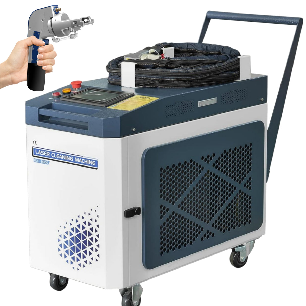 ZAC Handheld Laser Rust Removal MAX 1500W/2000W/3000W for Metal Rust G ...