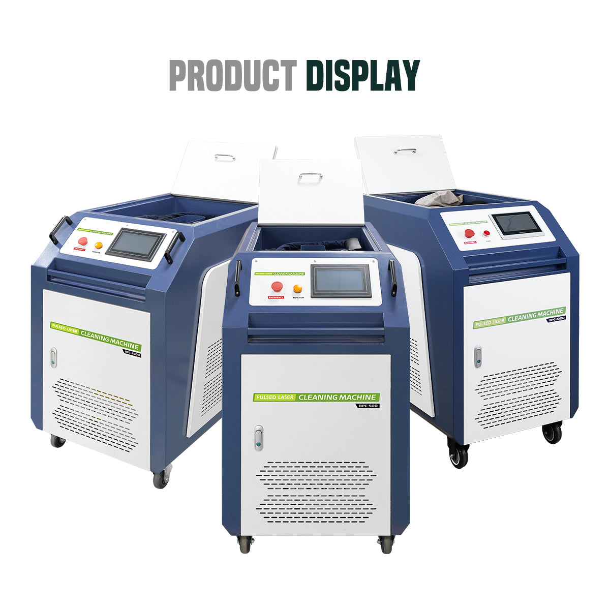ZAC Pulsed Laser Cleaning Machine 500W 1000W 2000W Handheld Laser Rust Removal for Metal Oil Paint Coating Mold