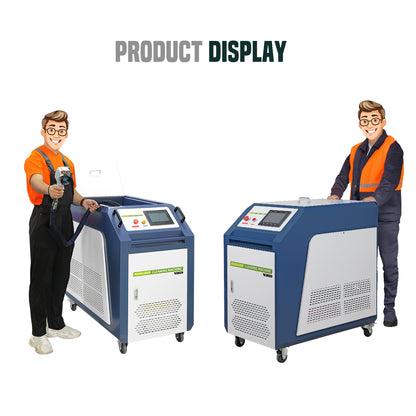 ZAC Pulsed Laser-Reinigungsmaschine 300 W 500 W 1000 W Handheld-Laser-Rostentfernung für Metallölfarbe-Beschichtungsform