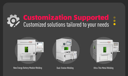 ZAC Custom Enclosed Platform Laser Welding Machine Tailored Automated Welding Solutions