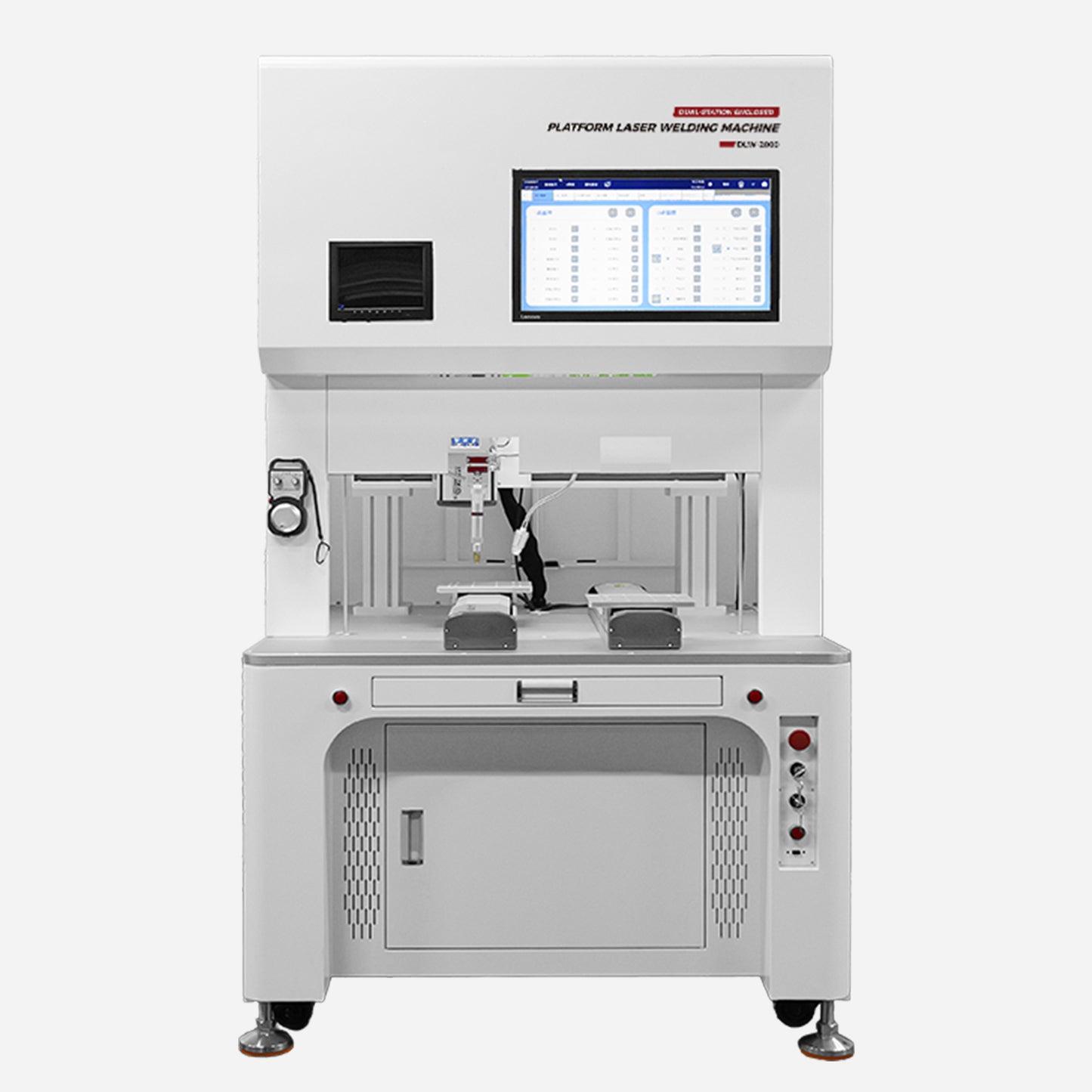 ZAC Dual-Station Laser Welder 1500W 2000W 3000W Enclosed Platform 2-in-1 Laser Welding Cleaning Machine Automatic Fiber Welder