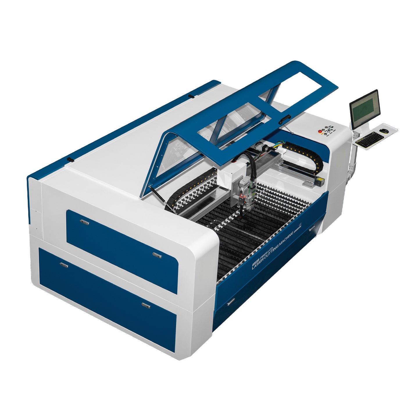 ZAC 1500W MAX Fiber Laser & 130W 150W 180W Co2 Integrated Cutting Machine 1300×900mm(51.2×35.4inch) Working Area Metal Non-metal Cutter