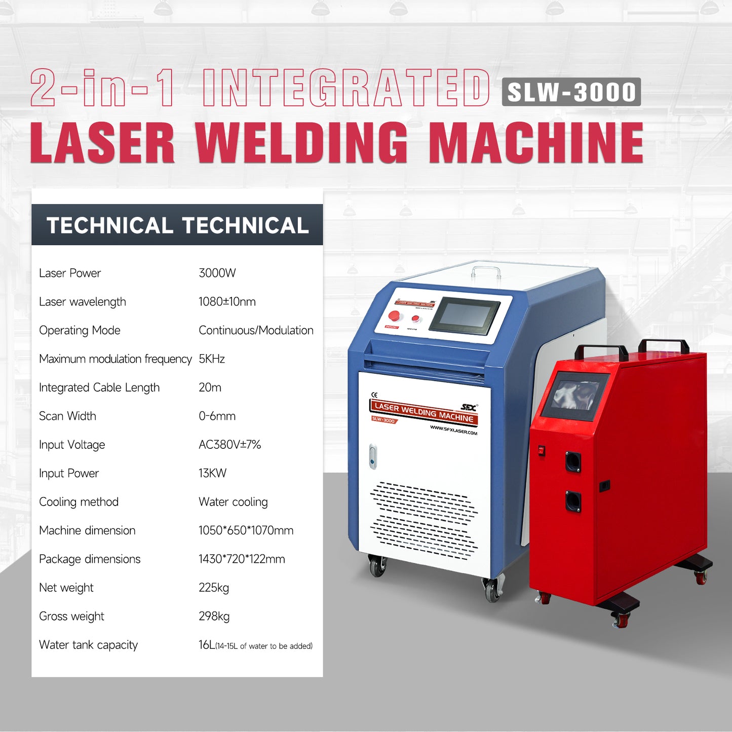 ZAC MAX 2 in 1 Handheld Portable Fiber Laser Welder 1500W/2000W/3000W Laser Welding Machine with Auto Wire Feeder