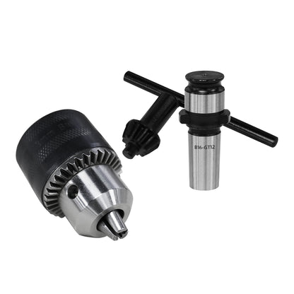 ZAC US Stock GT12 TC820 Drill Chuck Adapter and Connecting Rod Drill Chuck Converter with Key Apply for M16R-M36R Electric Tapping Machine