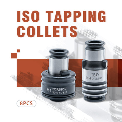 ZAC US Stock GT12 ANSI DIN ISO JIS Tapping Collets Torque Collet Apply for M16R Electric Tapping Machine