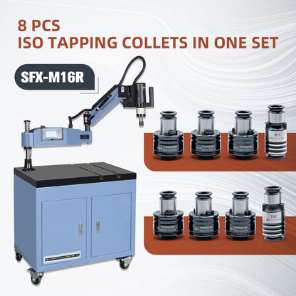 ZAC US Stock GT12 ANSI DIN ISO JIS Tapping Collets Torque Collet Apply for M16R Electric Tapping Machine