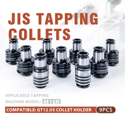 ZAC US Stock GT12 ANSI DIN ISO JIS Tapping Collets Torque Collet Apply for M16R Electric Tapping Machine