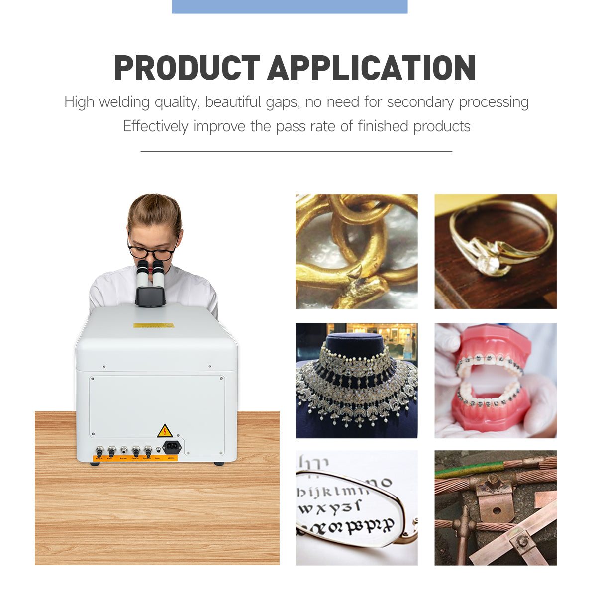 ZAC 60W 80W 100W 130W Jewelry Laser Welder 220V Laser Welding for Jewelry 40J 50J 60J Gold Silver Rings Pendants Soldering Machine