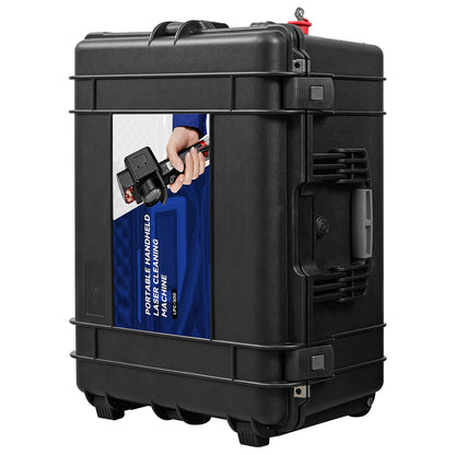 ZAC 300W 500W Trolley-Type Laser Cleaning Machine for Wood Ultra-light Laser Rust Paint Coating Remover AC110~ 220V Air Cooled Pulsed Laser Cleaner with IoT Control