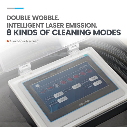 ZAC 300W 500W Trolley-Type Laser Cleaning Machine for Wood Ultra-light Laser Rust Paint Coating Remover AC110~ 220V Air Cooled Pulsed Laser Cleaner with IoT Control