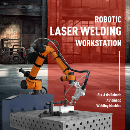 ZAC Laser Robotic Laser Welding Workstation 1500W 2000W 3000W Six-Axis Laser Welder with Robotic Arm