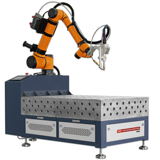 ZAC Laser Robotic Laser Welding Workstation 1500W 2000W 3000W Six-Axis Laser Welder with Robotic Arm